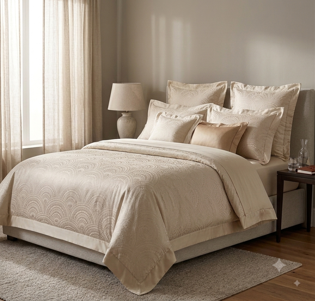 Pandora – Modern Light Luxury · Luminous Texture Bedding Set
