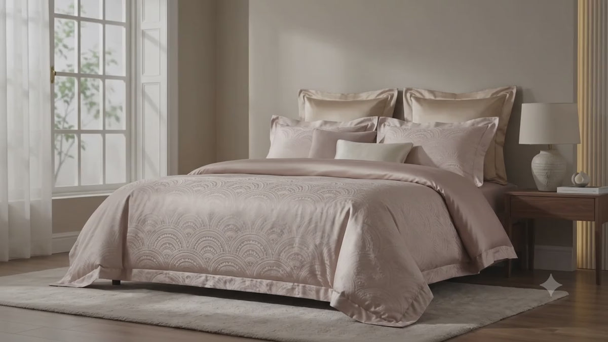 Rose Whisper – Dual-Sided Luxury · Custom-Grade Softness Bedding Set