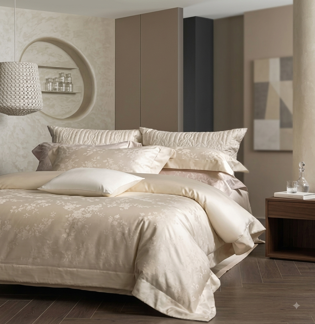 Rose Whisper – Dual-Sided Luxury · Custom-Grade Softness Bedding Set