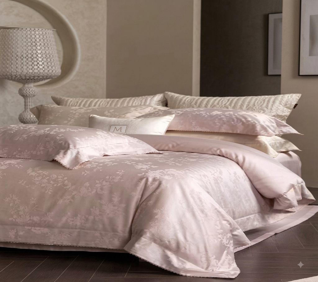Rose Whisper – Dual-Sided Luxury · Custom-Grade Softness Bedding Set
